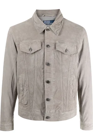 Ralph Lauren Icon suede trucker jacket