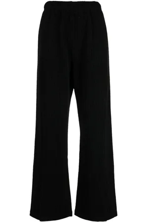B+AB Elasticated-waist straight-leg trousers