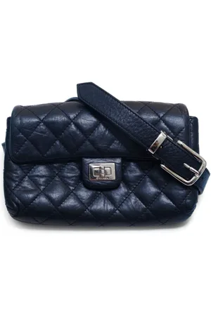 Chanel Pre-owned 1980-1990s Micro Classic Flap Belt Bag - Black