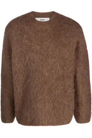 Séfr Haru brushed-effect jumper