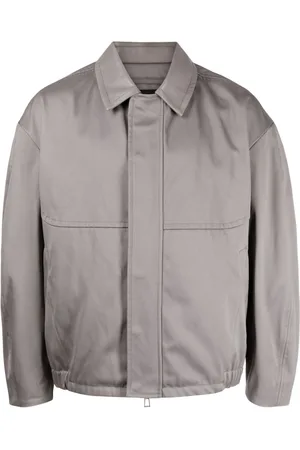 SONGZIO Drop-shoulder padded bomber jacket