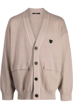 SONGZIO Trace Panther V-neck cardigan