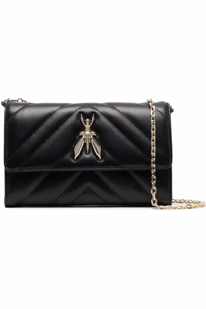 Patrizia Pepe Quilted-finish crossbody bag