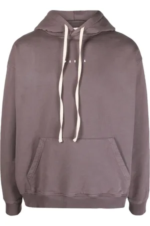 PAURA Logo-embroidered cotton hoodie