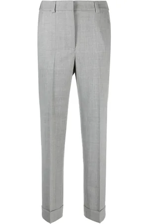 PESERICO SIGN Straight-leg tailored trousers