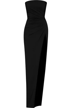 Oscar de la Renta Column-silhouette cady maxi dress