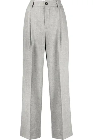 LORENA ANTONIAZZI Pleated straight-leg trousers