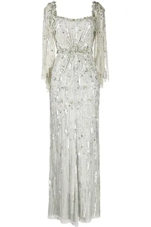 Jenny Packham Brightstar sequin-embellished tulle gown