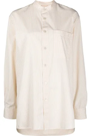 Tekla X Birkenstock striped pyjama shirt