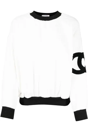 CHANEL 1990s CC terry-cloth sweatshirt