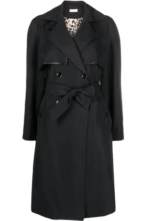 Liu Jo Notched-lapels cotton-blend trench coat