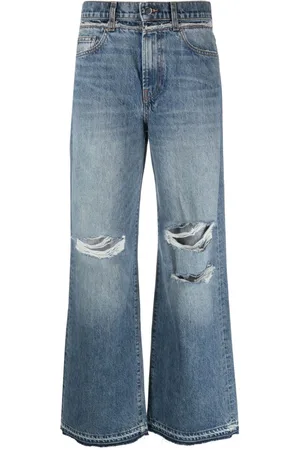 AMIRI Wide-leg cotton jeans