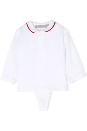LA STUPENDERIA Contrasting-trim cotton body