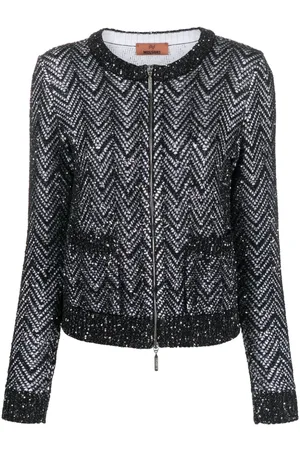 Missoni Chevron sequin-embellished jacket