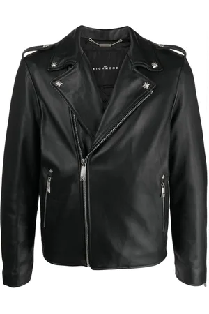 John Richmond Mililo leather biker jacket