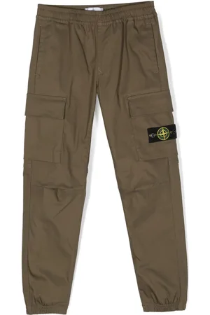 Stone Island Compass-patch cargo trousers
