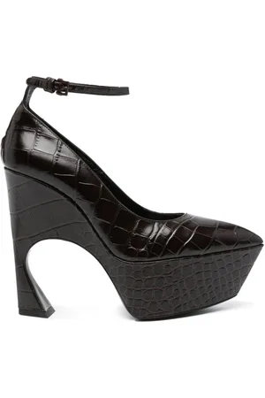 Victoria Beckham 140mm sculpted-heel leather pumps