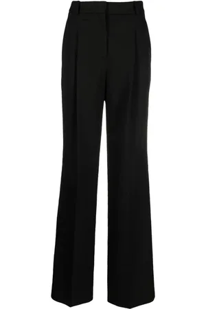 HUGO BOSS Box-pleat high-waisted trousers
