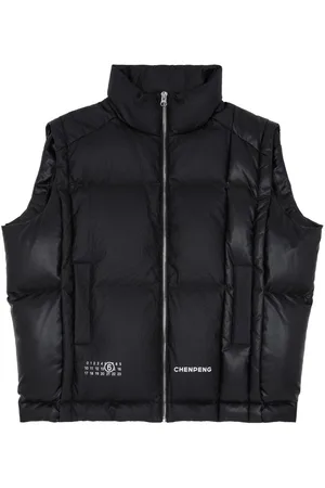 Maison Margiela X Chen Peng numbers-logo padded gilet