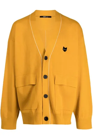 SONGZIO Trace Panther V-neck cardigan