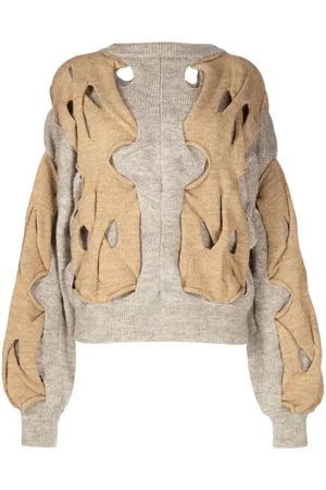 TOGA PULLA Panelled cut-out jumper