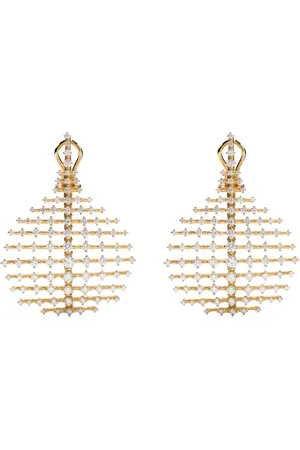 Fernando Jorge 18kt yellow- small Disco diamond earrings