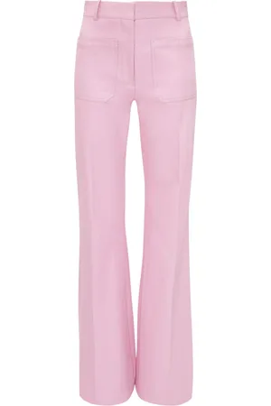 Victoria Beckham Cotton twill wide-leg trousers
