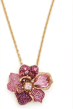 Swarovski Florere pavé-pendant necklace