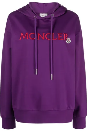 Moncler Logo-embroidered cotton hoodie