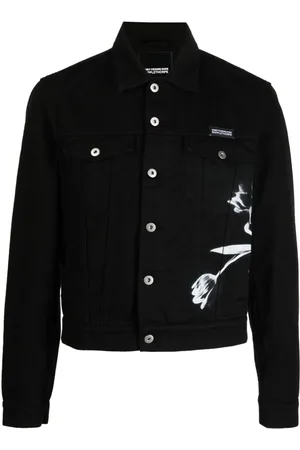 Honey Fucking Dijon Logo-patch cotton jacket
