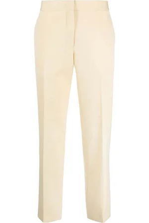 Jil Sander Pressed-crease wool slim-fit trousers