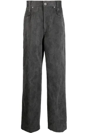 WOOYOUNGMI Logo-patch straight-leg jeans
