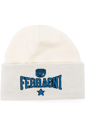 Chiara Ferragni Intarsia-knit logo beanie