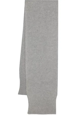 PAURA Ribbed-edge virgin wool scarf