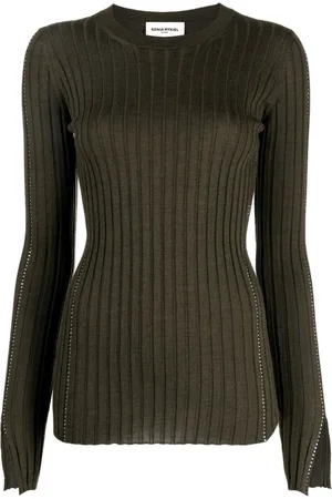 Sonia by Sonia Rykiel Crystal-embellished merino wool jumper