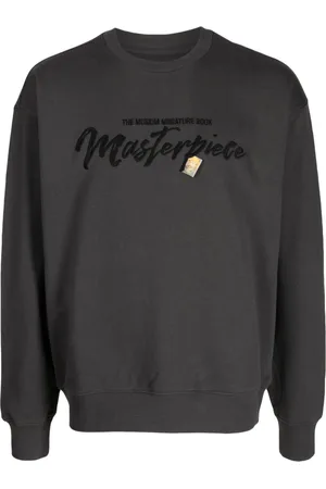 Musium Div. Vincent Van Gogh motif-embroidered cotton sweatshirt