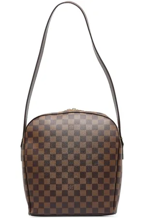 Louis Vuitton Brown, Pattern Print Damier Ebene Highbury Bag