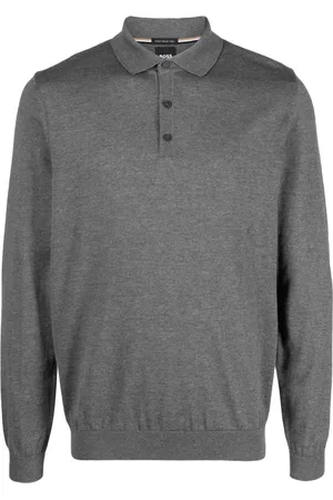 HUGO BOSS Lancione virgin wool polo shirt