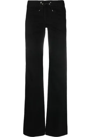 Ludovic De Saint Sernin Eyelet-embellished straight-leg jeans