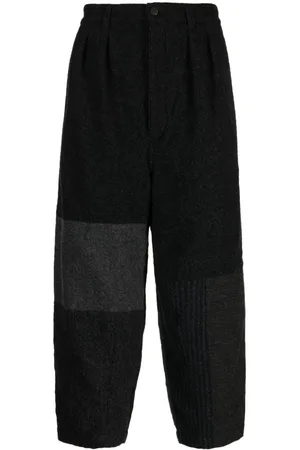 Comme des Garçons Patchwork drop-crotch trousers