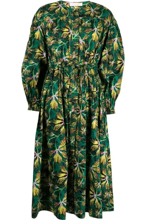ULLA JOHNSON Adalie floral-print midi dress