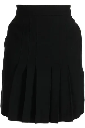 CHANEL 1989 Tuck pleated miniskirt