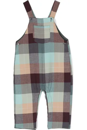 KNOT Oscar checked romper