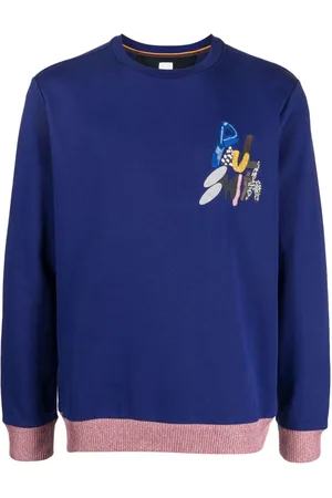 Paul Smith Logo-embroidered organic cotton sweatshirt