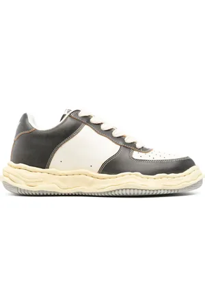 Maison Mihara Yasuhiro Wayne panelled leather sneakers