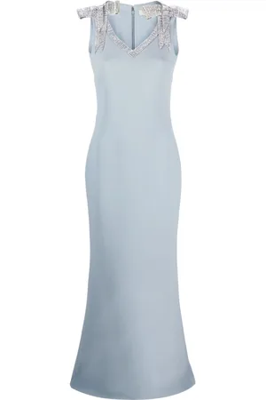 Elie saab Crystal-embellished mermaid maxi dress