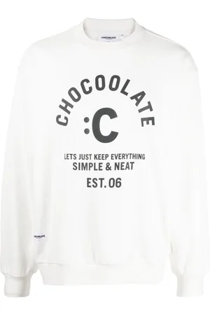 Chocoolate Slogan-print cotton sweatshirt