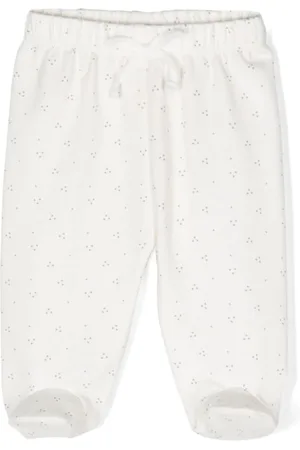 KNOT Homer micro-dot drawstring trousers