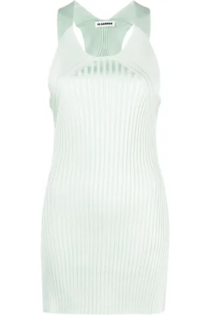Jil Sander Sleeveless ribbed-knit top