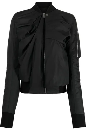 Rick Owens Ripple draped bomber jacket
